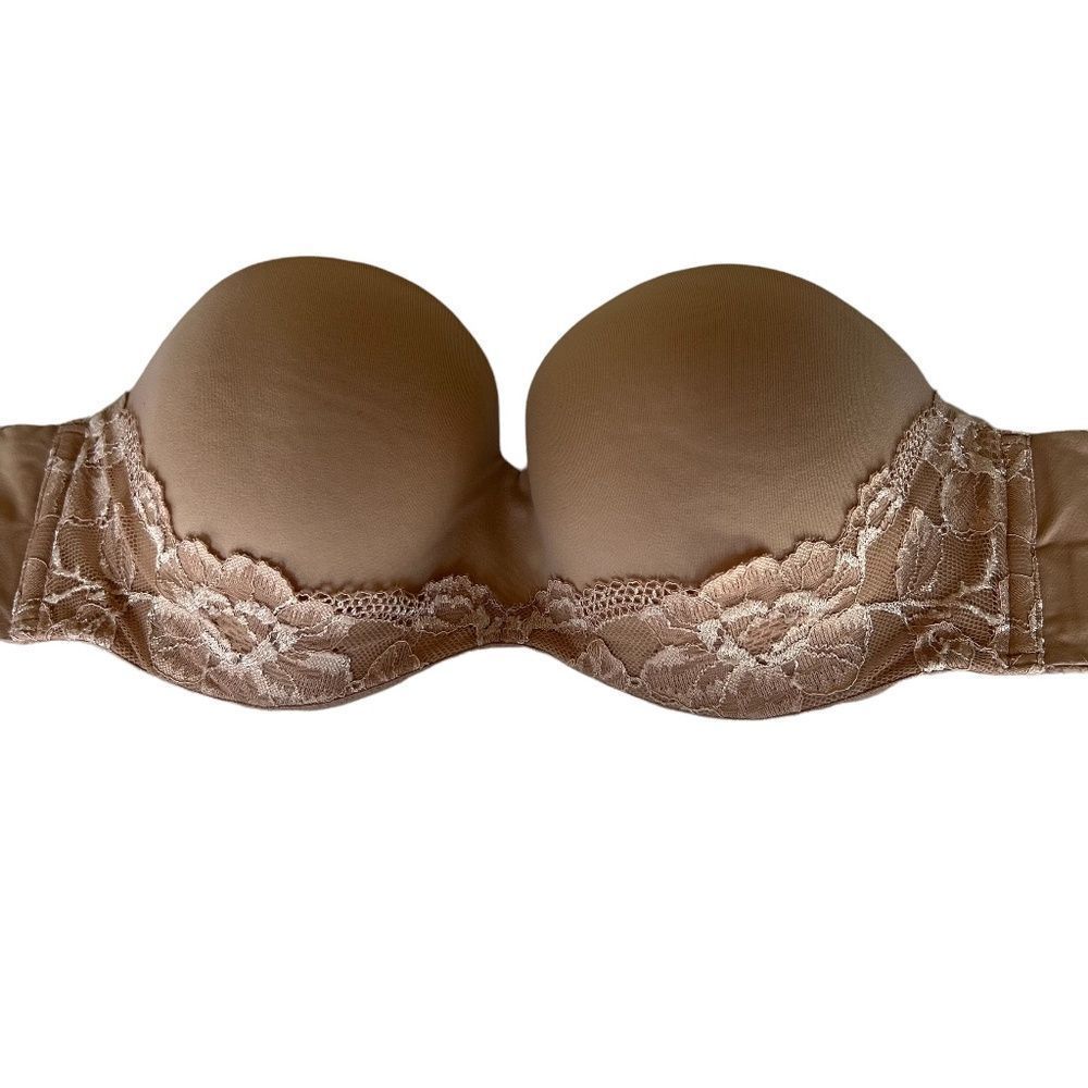 Body by Victoria strapless nude bra 32DD